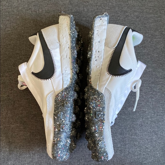 Nike Women's waffle racer crater White and Black Sneakers size 7.5 - Picture 8 of 12